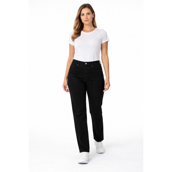 Gloria Vanderbilt Denim - GLORIA VANDERBILT Amanda Slimming Jeans‎ Size 12 Black NWT Classic Rise